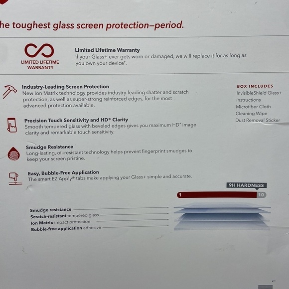 ZAGG iPad Air 3rd Gen & Pro 10.5” Screen Protector InvisibleShield Glass+ New - Picture 6 of 8